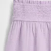 Pantalones cortos de gasa de algodón para niños con dobladillo de mariposa