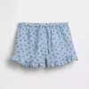 Pantalones cortos de gasa de algodón para niños con volantes