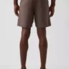 Pantalones cortos de lino y algodón de 7.5"