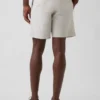 Pantalones cortos de lino y algodón de 7.5"