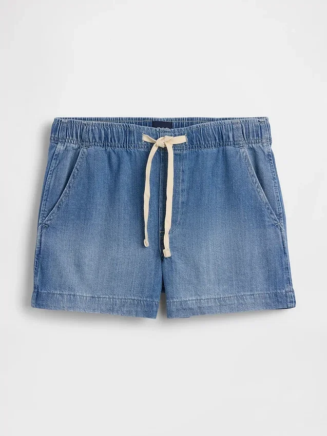 Pantalones cortos de mezclilla de 4"