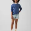 Pantalones cortos de mezclilla de talle bajo para niños