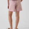Pantalones cortos de mezclilla de talle bajo para niños