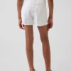 Pantalones cortos de mezclilla de talle bajo para niños