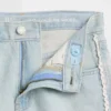 Pantalones cortos de mezclilla de talle bajo para niños
