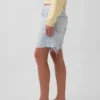 Pantalones cortos de mezclilla holgados de talle medio