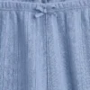 Pantalones cortos de pijama con diseño de punto calado