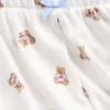 Pantalones cortos de pijama de canalé reciclado para niños