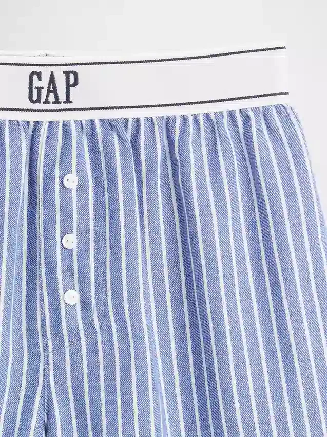 Pantalones cortos de pijama de franela reciclada para niños