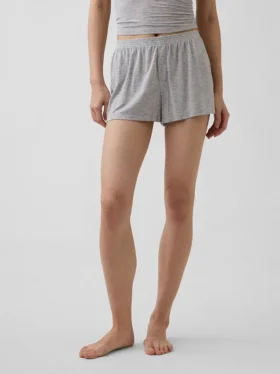 Pantalones cortos de pijama de modal acanalado ultra suaves