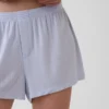 Pantalones cortos de pijama de modal acanalado ultra suaves