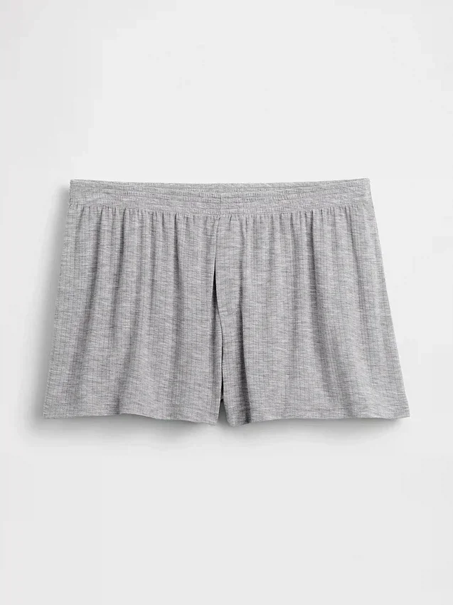 Pantalones cortos de pijama de modal acanalado ultra suaves