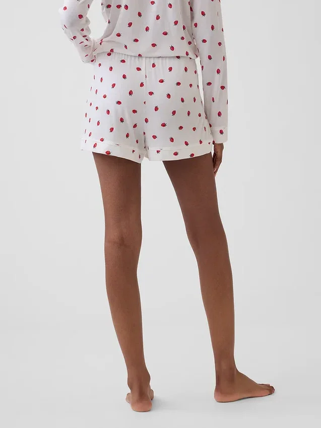 Pantalones cortos de pijama de modal, los más suaves