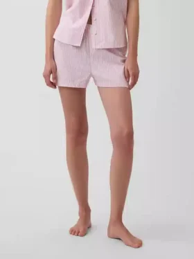 Pantalones cortos de pijama de popelín