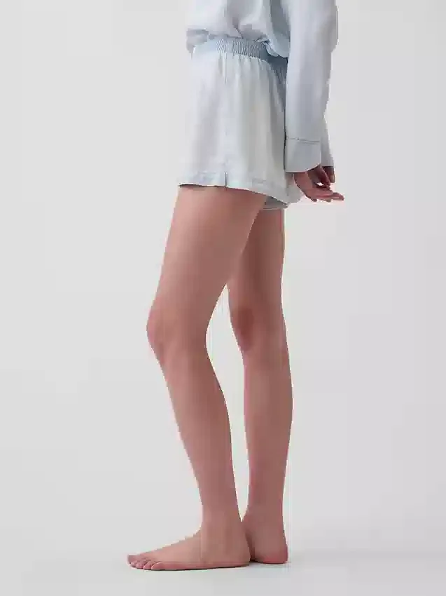 Pantalones cortos de pijama de popelín