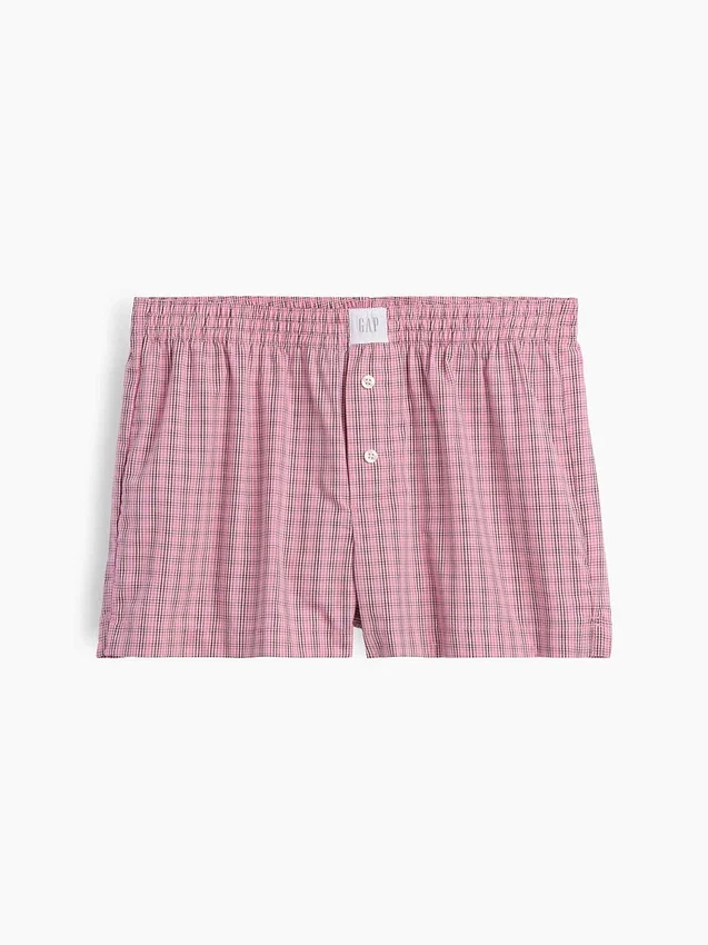 Pantalones cortos de pijama de popelín