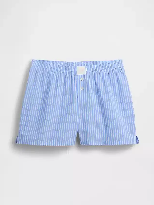 Pantalones cortos de pijama de popelín