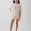 Pantalones cortos de pijama de popelín reciclado para niños
