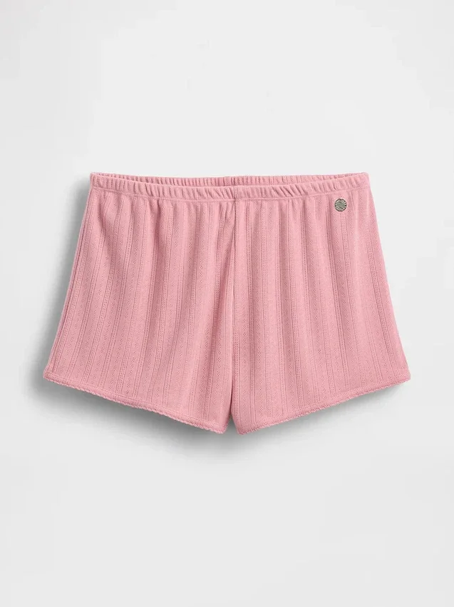Pantalones cortos de pijama de punto Pointelle de GAP × Summer Fridays