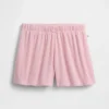 Pantalones cortos de pijama de punto pointelle reciclado para niños