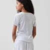 Pantalones cortos de pijama de punto pointelle reciclado para niños