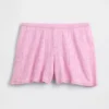 Pantalones cortos de pijama ligeros de CashSoft con diseño de corazones en punto Pointelle