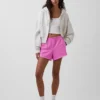 Pantalones cortos de punto con diseño de delfines de 3"