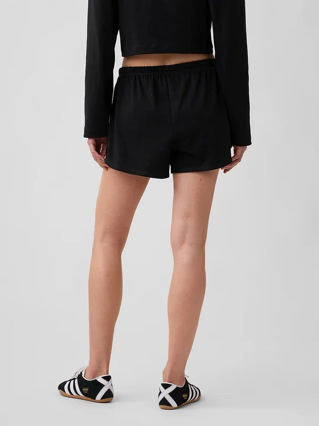 Pantalones cortos de punto con diseño de delfines de 3"
