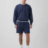 Pantalones cortos de sudadera de felpa francesa gruesa para adultos