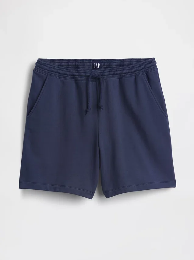 Pantalones cortos de sudadera de felpa francesa gruesa para adultos