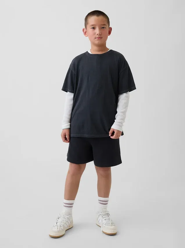 Pantalones cortos de sudadera Vintagesoft de 5" para niños