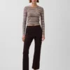 Pantalones cortos de talle alto de doble tejido