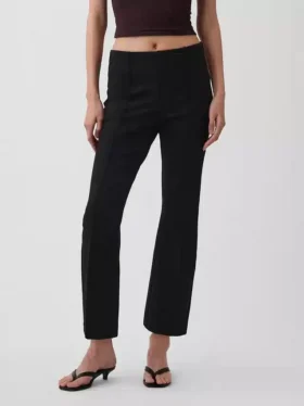 Pantalones cortos de talle alto de doble tejido