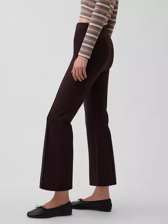Pantalones cortos de talle alto de doble tejido