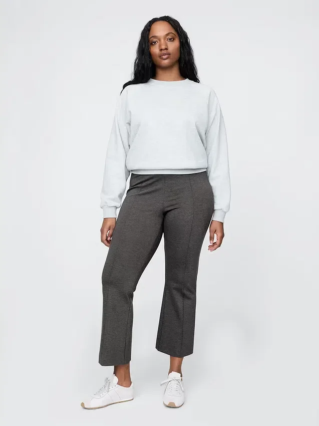 Pantalones cortos de talle alto de doble tejido