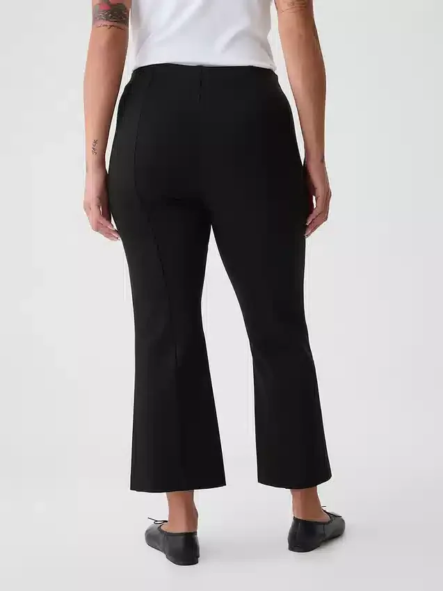Pantalones cortos de talle alto de doble tejido