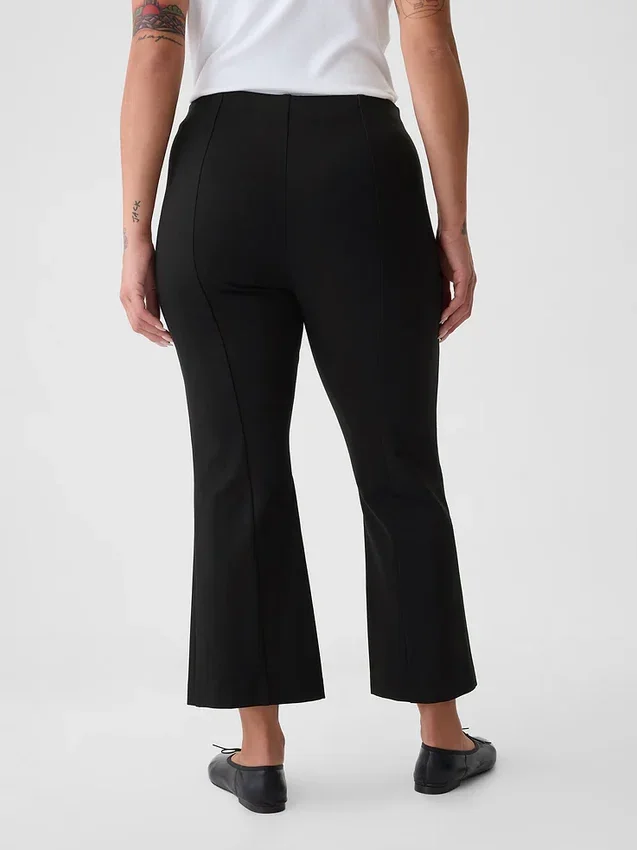Pantalones cortos de talle alto de doble tejido