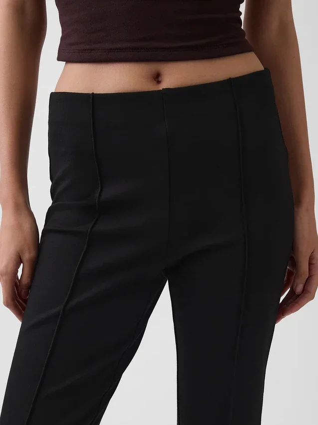 Pantalones cortos de talle alto de doble tejido