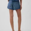 Pantalones cortos Easy Dolphin de mezclilla ultrasuave de talle medio