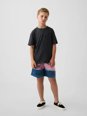Pantalones cortos GapFit de malla reciclada de 6" para niños