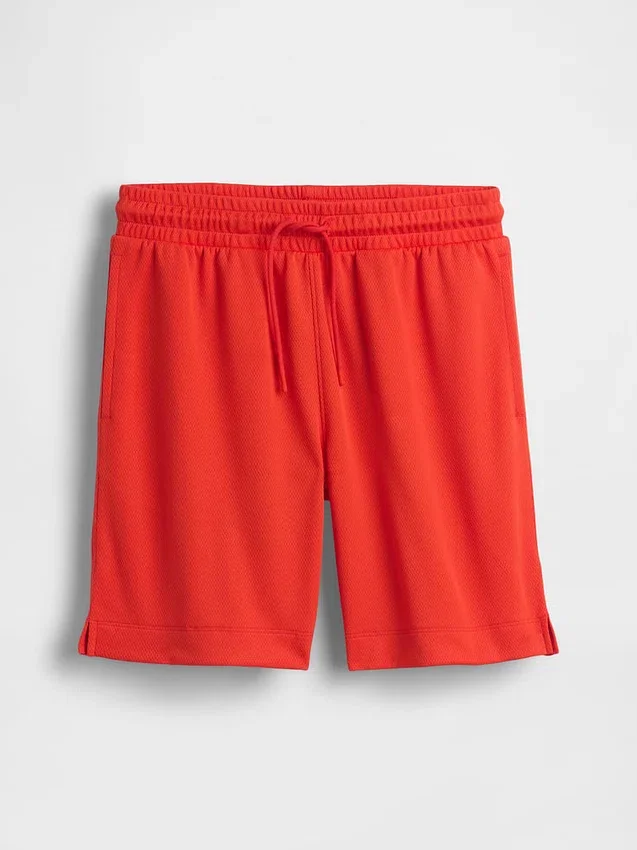 Pantalones cortos GapFit de malla reciclada de 6" para niños