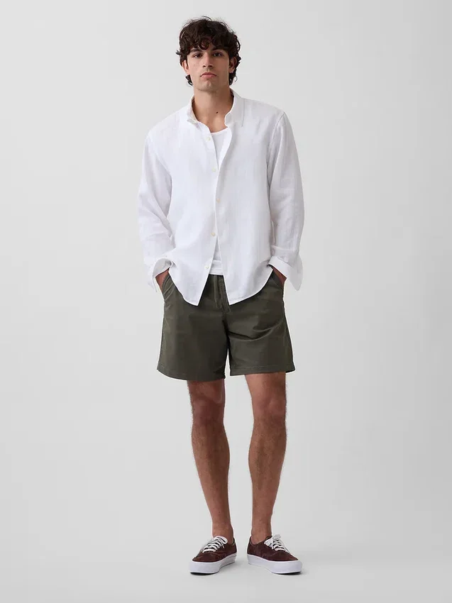 Pantalones cortos holgados de 7"