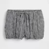 Pantalones cortos holgados de cuadros vichy