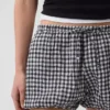 Pantalones cortos holgados de cuadros vichy
