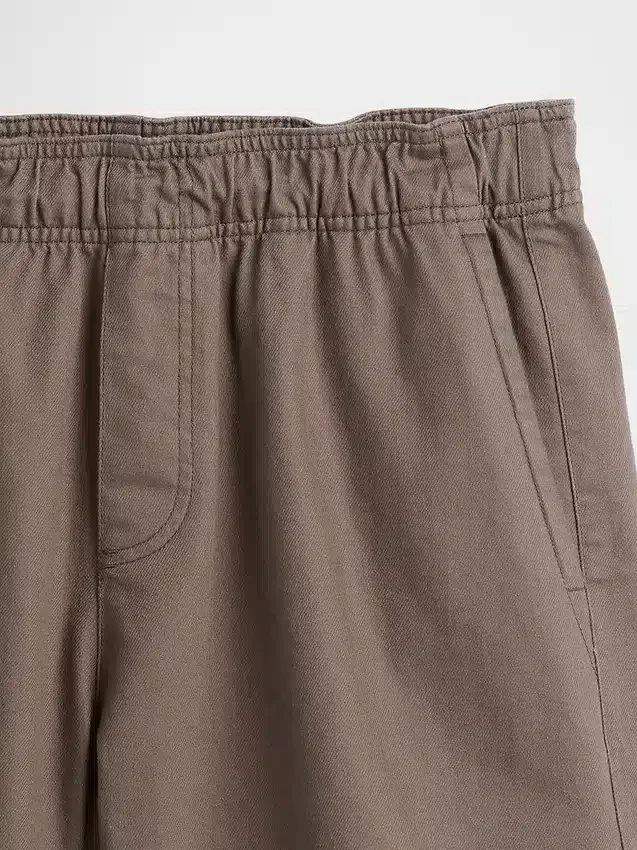 Pantalones cortos holgados de mezcla de lino de 5.5"