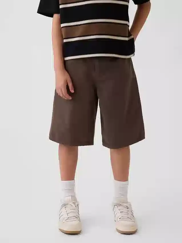 Pantalones cortos holgados de mezclilla para niños