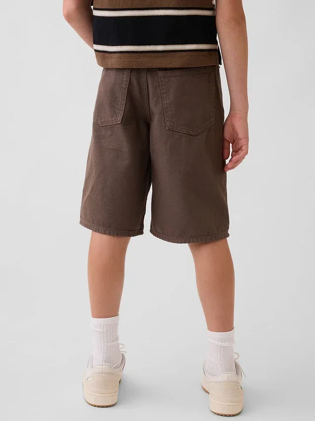 Pantalones cortos holgados de mezclilla para niños