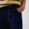 Pantalones cortos holgados de mezclilla para niños