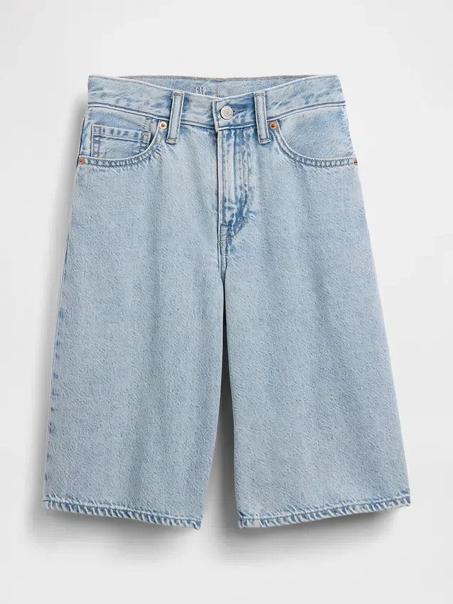 Pantalones cortos holgados de mezclilla ultrasuaves para niños