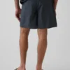 Pantalones cortos holgados de popelín de 7"